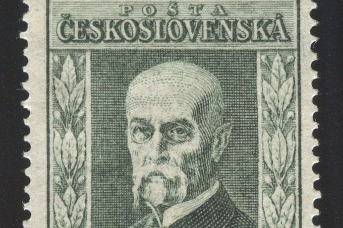 První známka prezidenta T. G. Masaryka