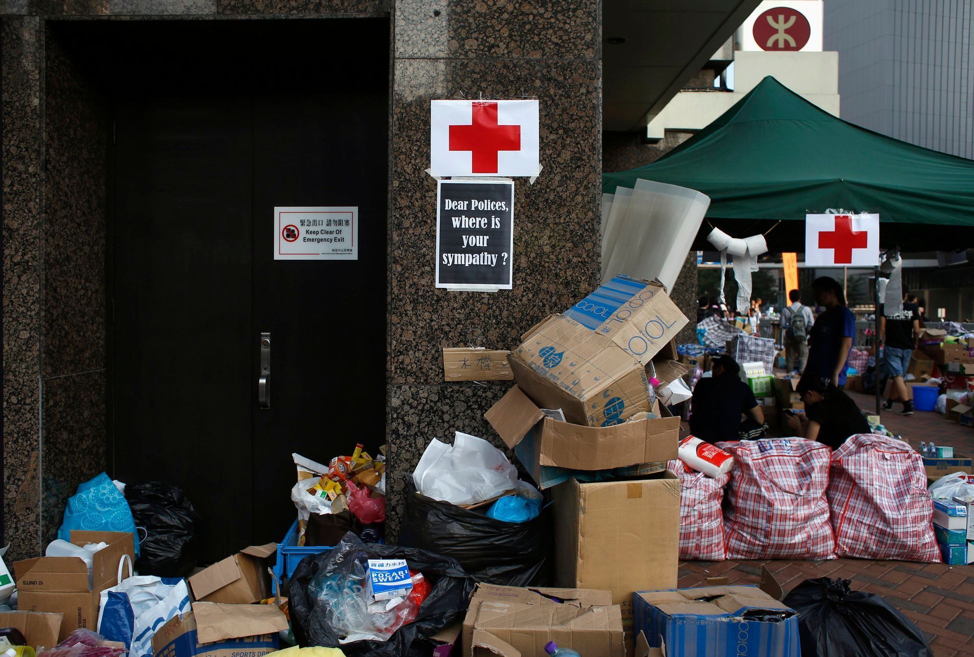 Protesty v Hongkongu