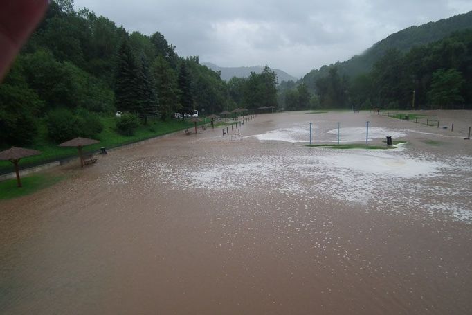 Povrly - Ústí nad Labem - koupaliště.