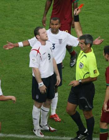 Anglie - Portugalsko: Rooney