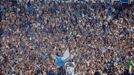 Fanoušci fotbalového klubu Olympique Marseille
