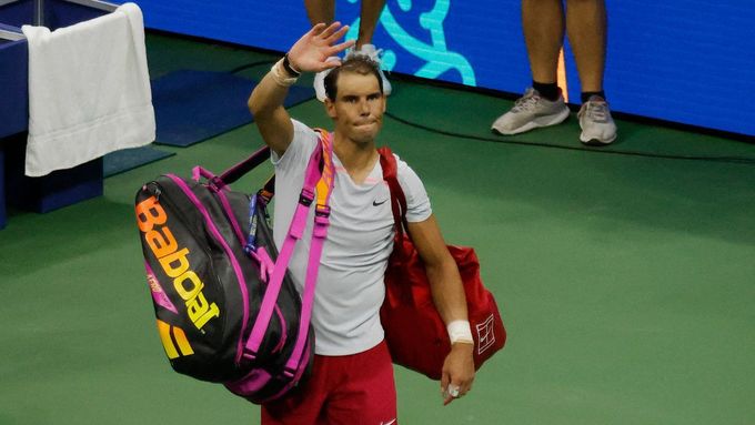 Rafael Nadal po vyřazení z US Open 2022