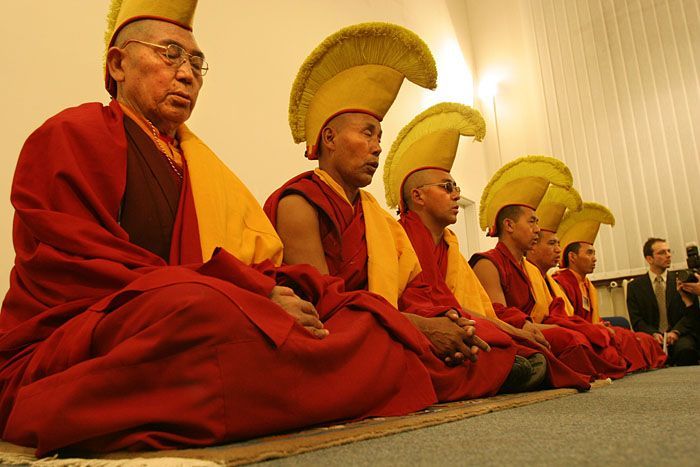 Tibetští mniši.