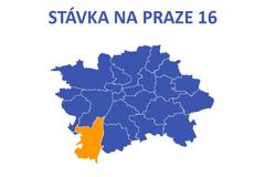 Dopravní situace v době stávky - Praha 16