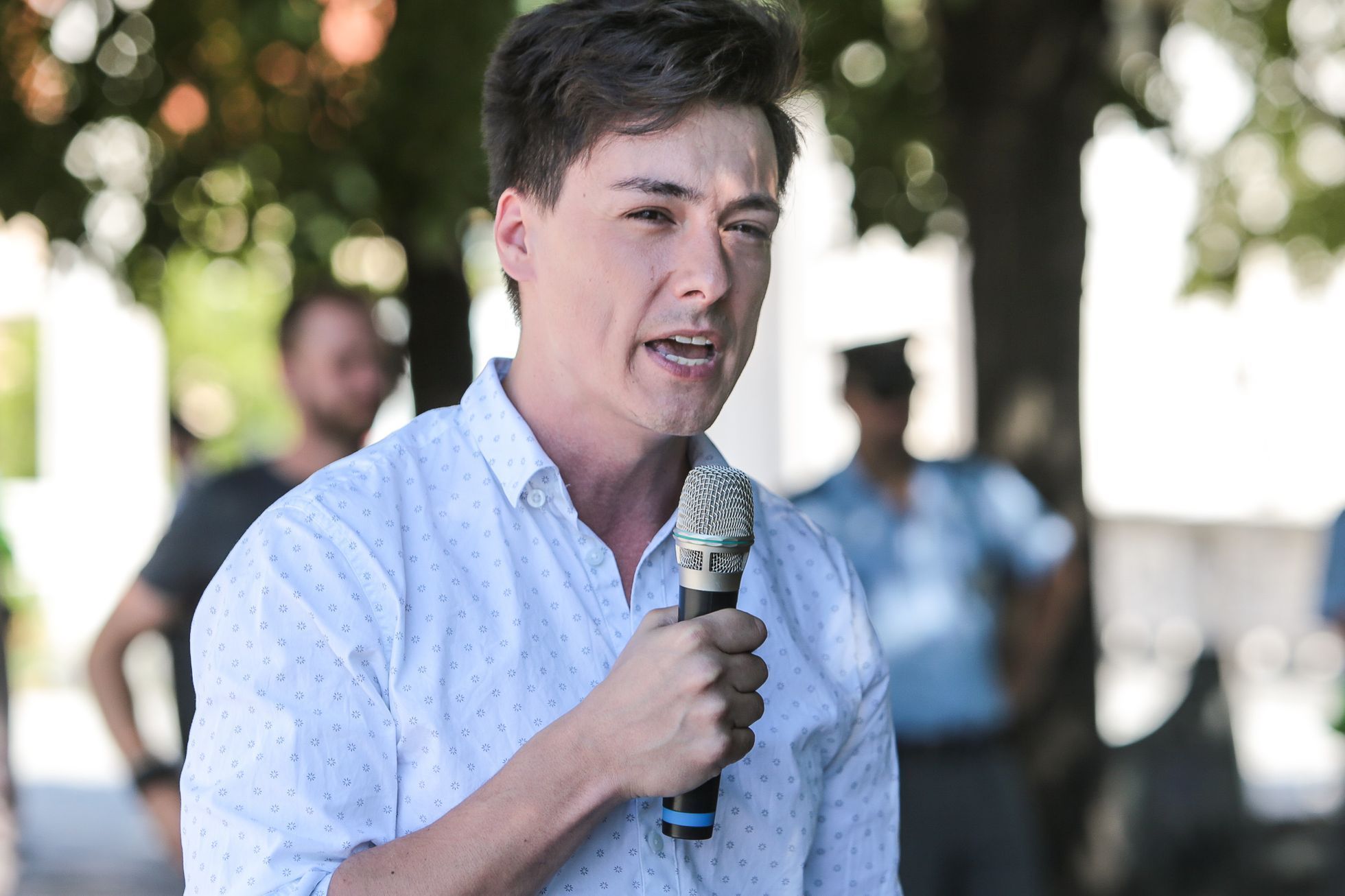 Demonstrace za zákon o sociálním bydlení, Praha - Matěj Stropnický