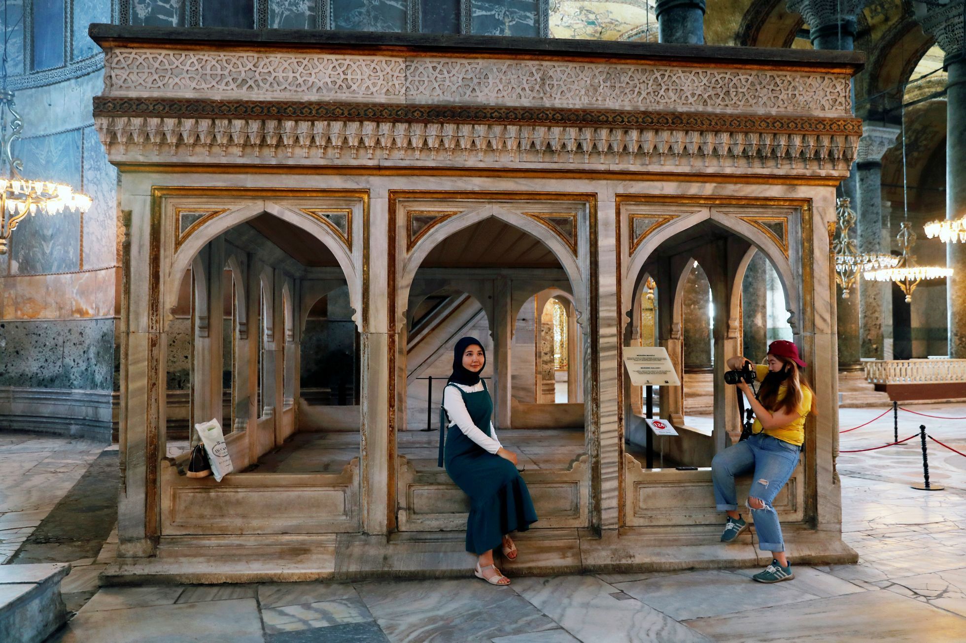 Jednorázové užití / Fotogalerie / Tak vypadá istanbulský megachrám  Hagia Sofia