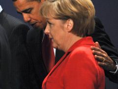 Trojnásobná nejmocnější žena světa Angela Merkelová s Barackem Obamou