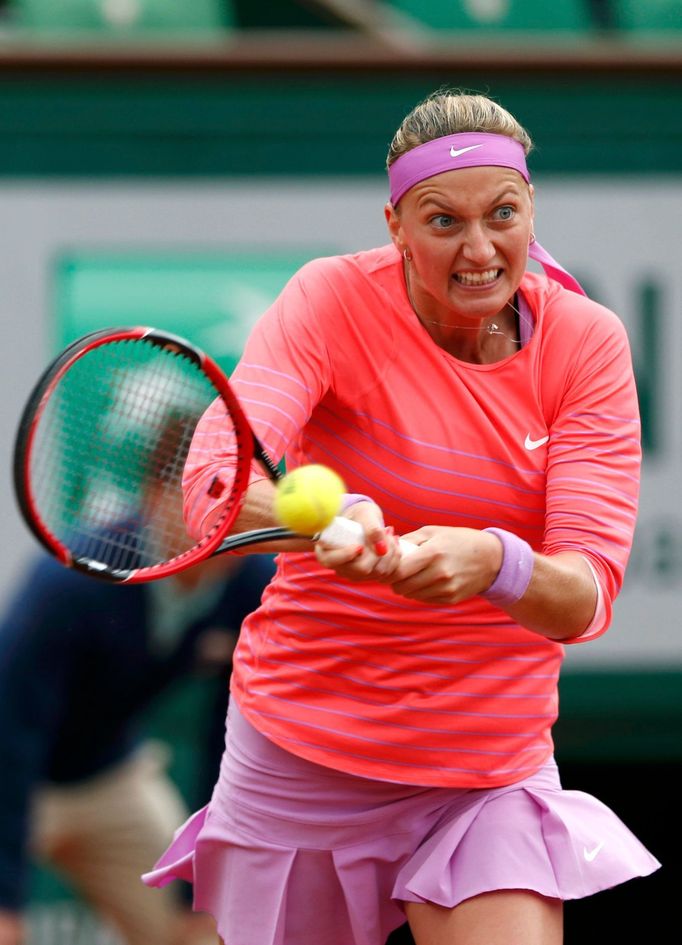 Petra Kvitová v prvním kole French Open 2015