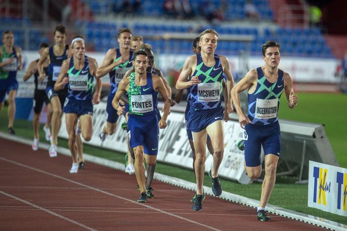 Zlatá tretra 2020: Běh mužů na 1500 metrů.