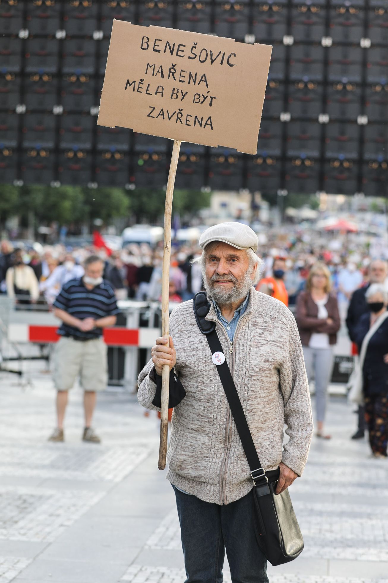 Demonstrace a pochod Milion chvilek pro demokracii, protest, Marie Benešová