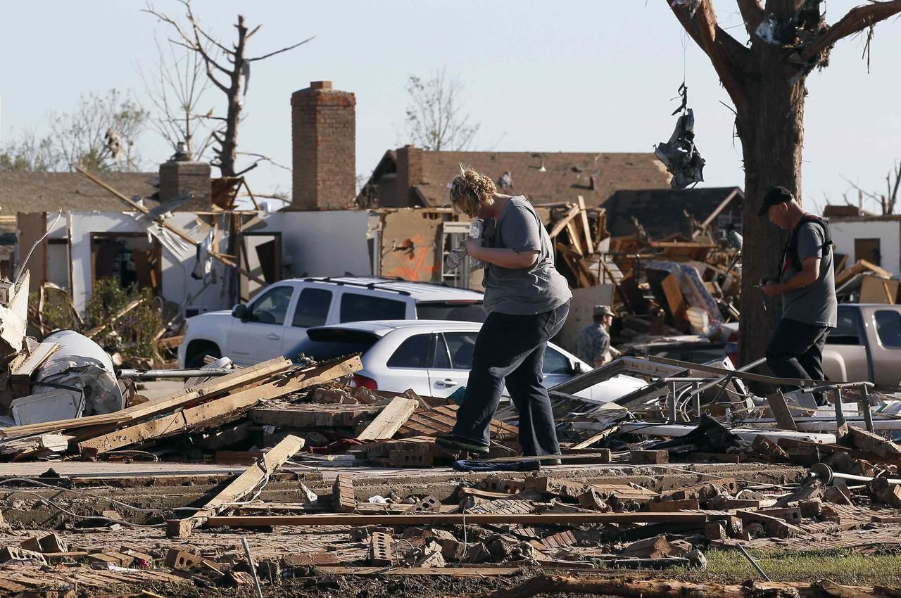 Fotogalerie: Dílo zkázy a utrpení. Tak vypadá Oklahoma po tornádu.