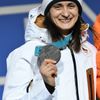 Martina Sáblíková se stříbrnou medailí ze závodu na 5000 m na ZOH 2018