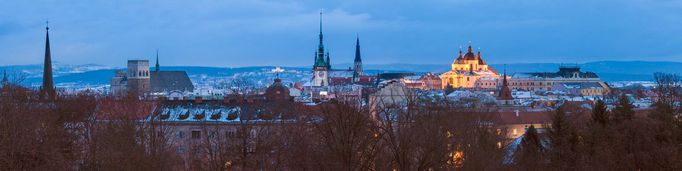 Panorama současné podoby Olomouce, 2023