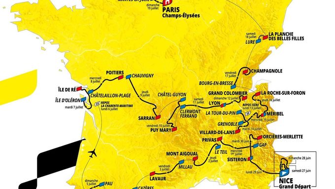 Představení trasy Tour de France 2020