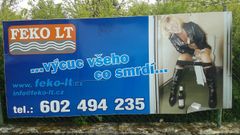 Billboard společnosti Feko-LT