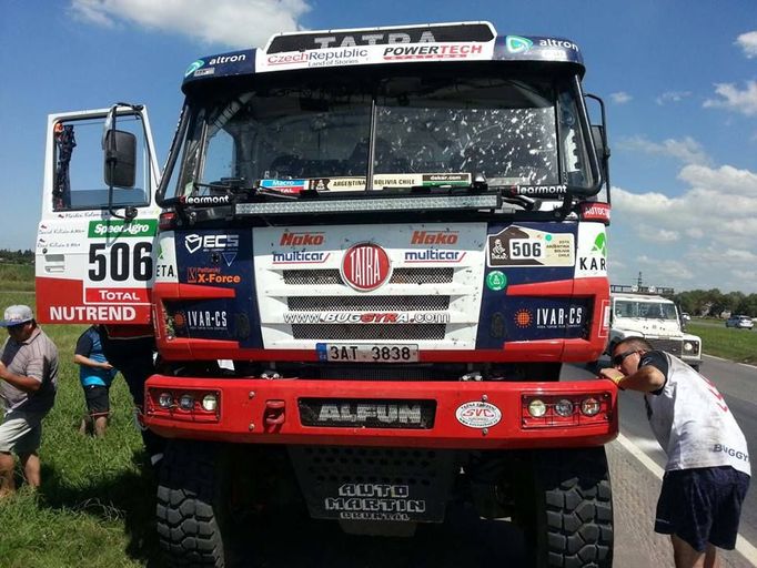 Rallye Dakar 2015, 1. etapa: Martin Kolomý, Tatra