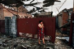 Obléhaný Slavjansk je zničený. Nemá vodu, proud ani plyn