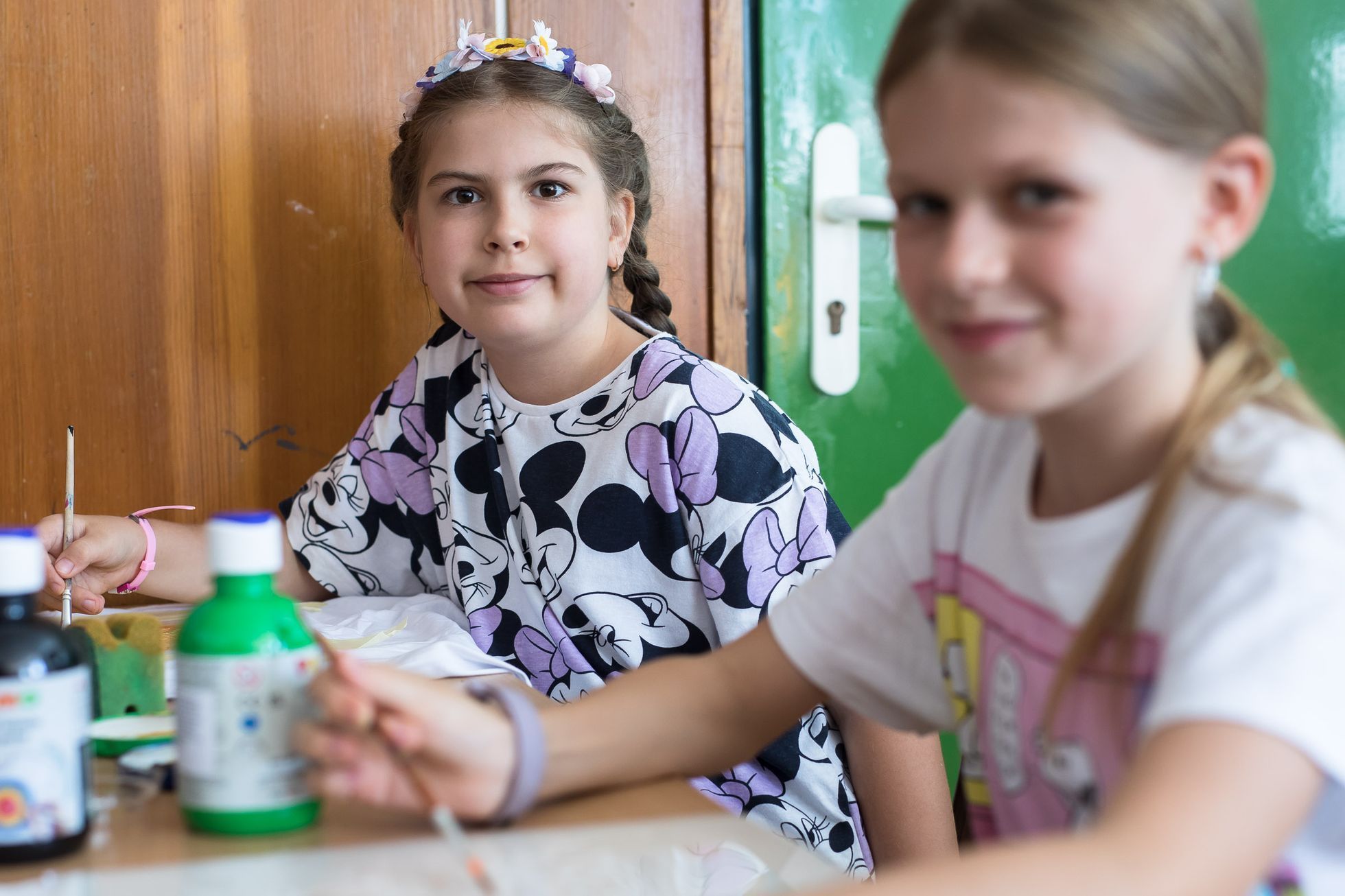 Ukrajina děti škola žáci