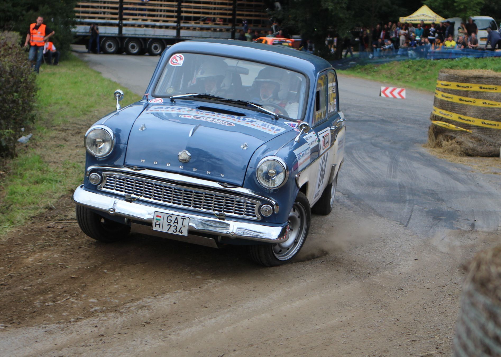 Historické vozy na Barum Rally 2014