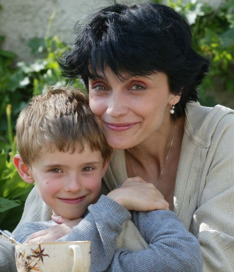 Lucie Bílá se synem Filipem