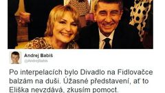 Andrej Babiš a Eliška Balzerová