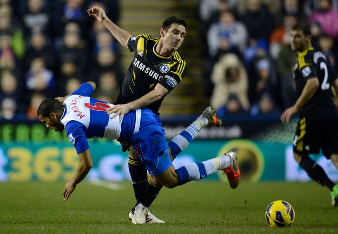 Premier League: Reading - Chelsea: Adrian Mariappa -  Frank Lampard