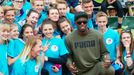 Usain Bolt na Čokoládové tretře 2016