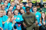 Životní zážitek si odneslo zhruba 600 dětí z dnešních závodů Čokoládová tretra na pražské Julisce, kam zavítal slavný jamajský sprinter Usain Bolt.