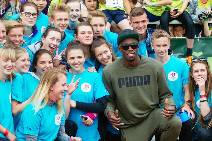 Usain Bolt na Čokoládové tretře 2016