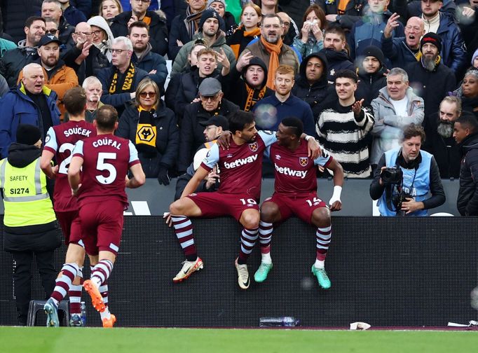 West Ham - Wolverhampton (Souček, Coufal, Kudus, Paquetá)