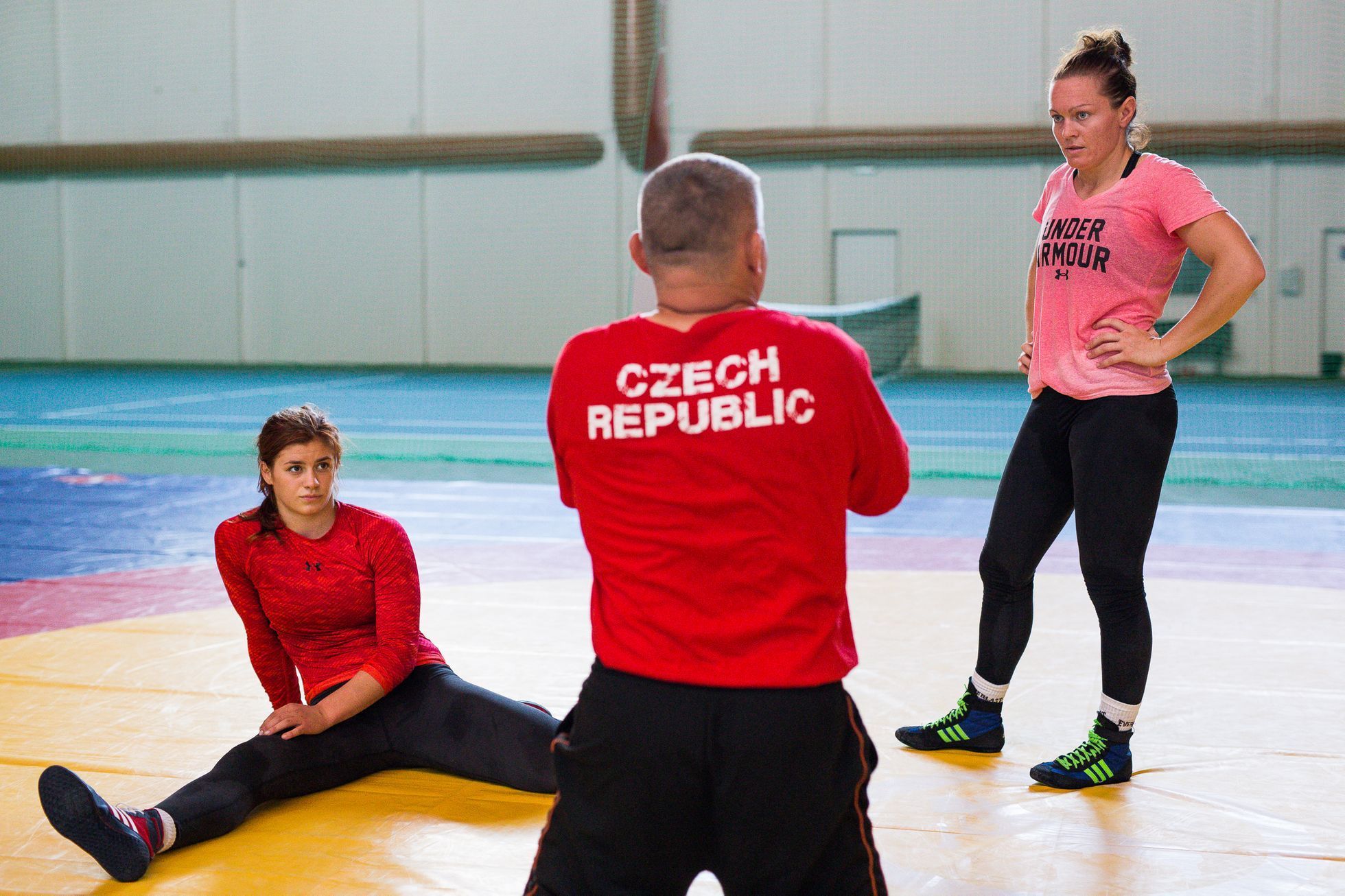 Zápasnice Adéla Hanzlíčková trénuje na olympiádu do Ria