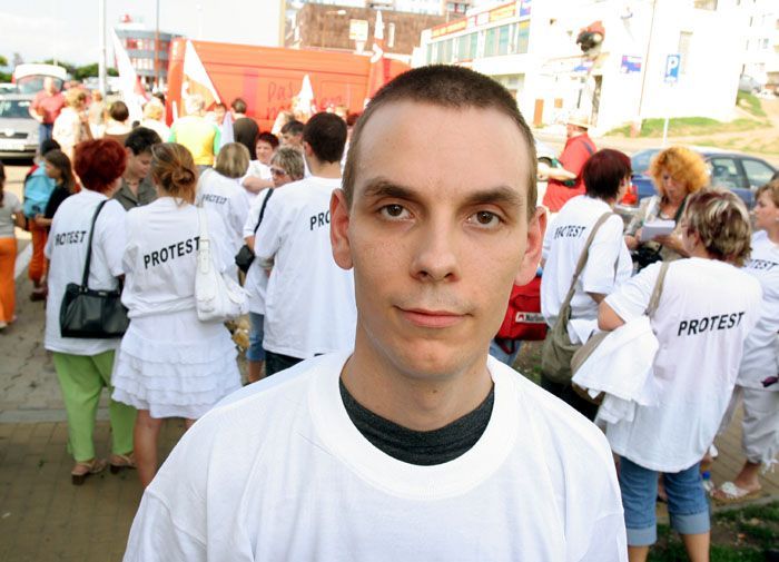 Petr Pazdera, předseda odborové organizace zaměstnanců Plusu.