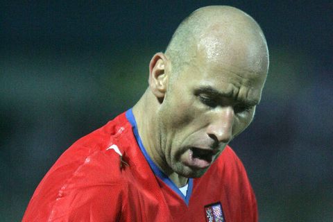 Čeští fotbalisté v utkání proti Slovensku