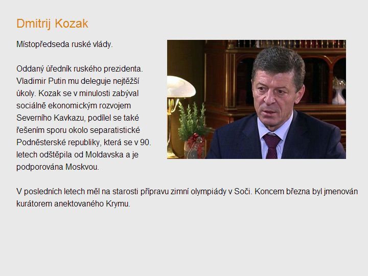 Sankcionovaní Rusové