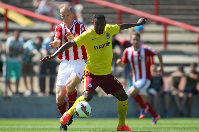 Příprava Sparta-Třinec: Francis Litsingi - Pavel Hloch