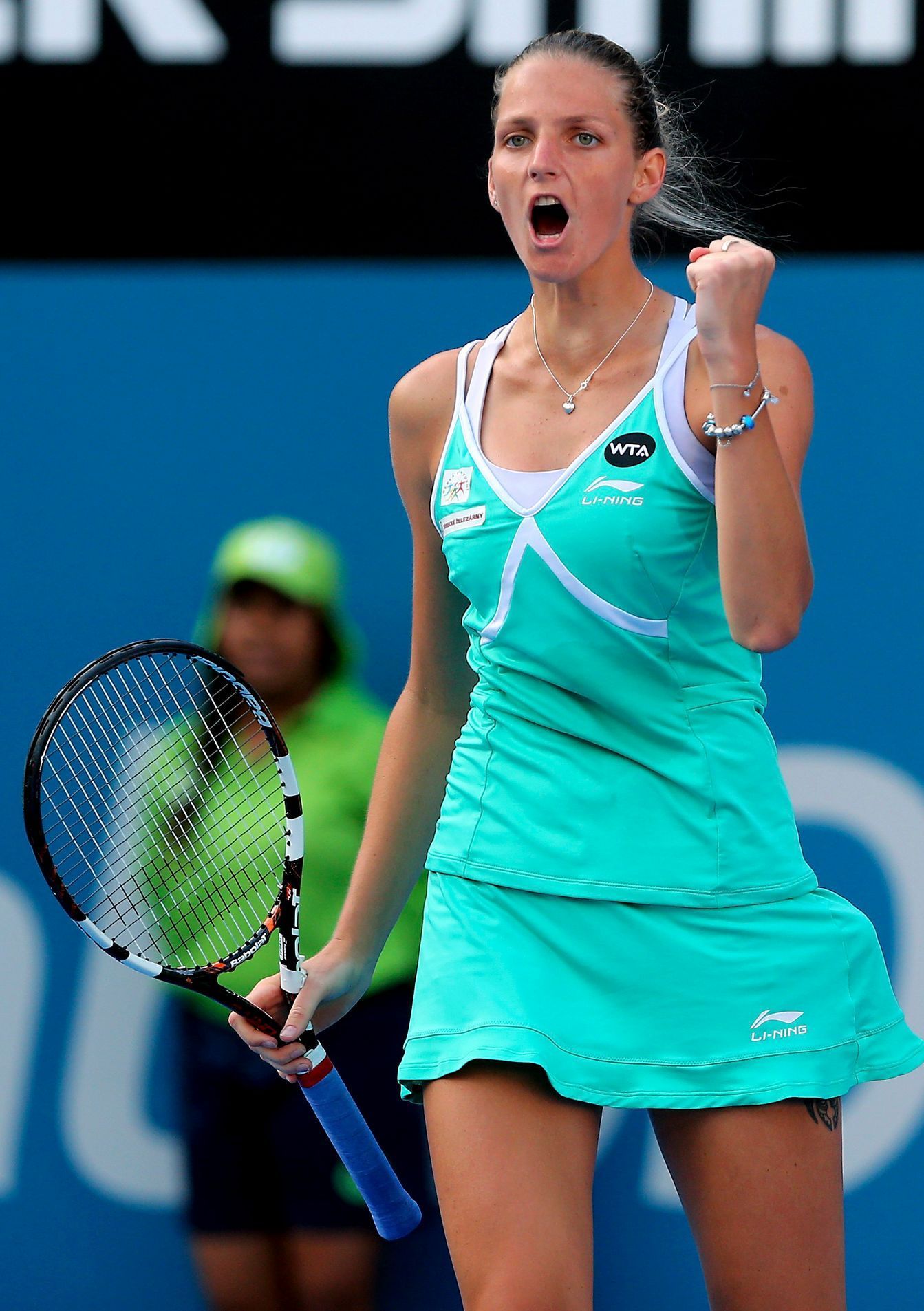 Karolína Plíšková na turnaji v Sydney 2015