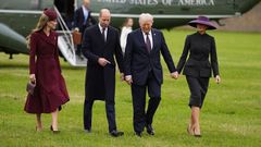 Donald Trump Británie Princ William