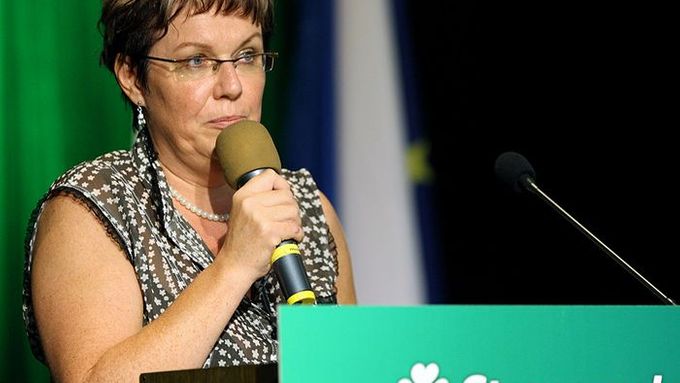 Kandidátka na přesedkyni Strany zelených - Dana Kuchtová.