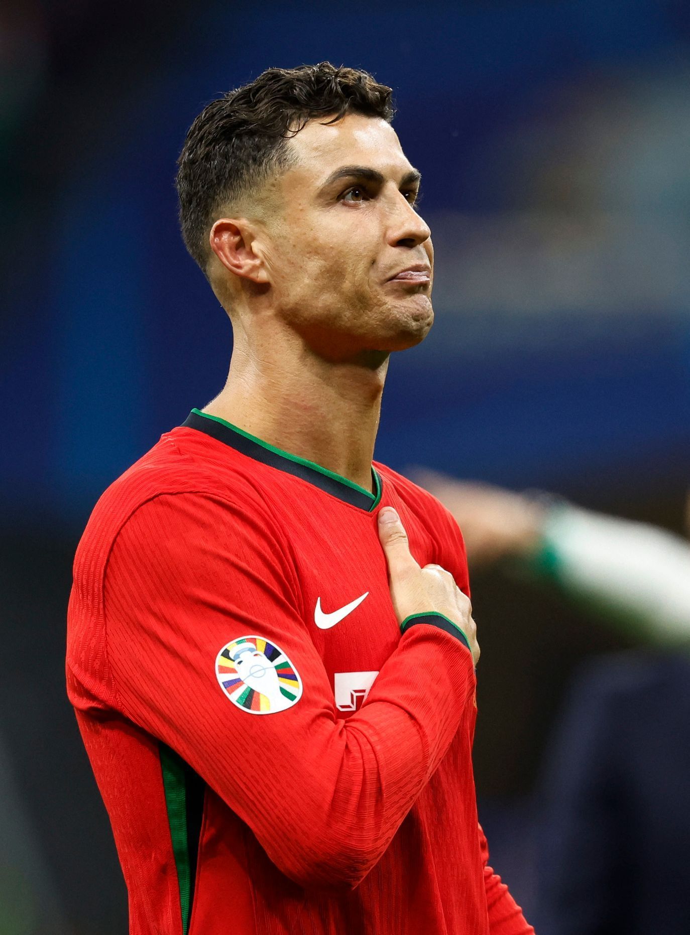 Cristiano Ronaldo v osmifinále Eura 2024 Portugalsko - Slovinsko