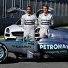 Mercedes W04: Lewis Hamilton a Nico Rosberg