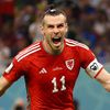Gareth Bale slaví gól v zápase MS 2022 USA - Wales