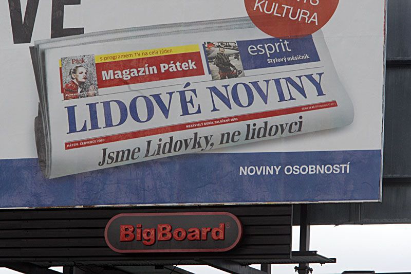 Billboardy na komunální volby v Praze