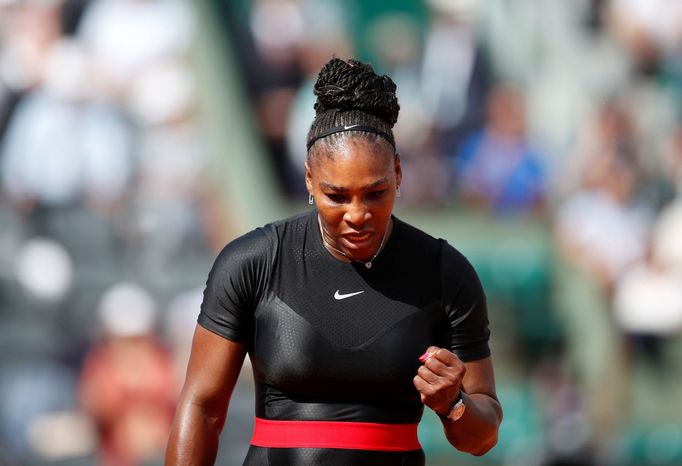 Serena Williamsová v prvním kole French Open 2018