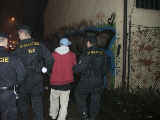 Zadržení sprejerů v Ostravě
