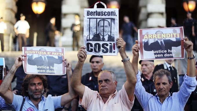 Odsouzení Silvia Berlusconiho.
