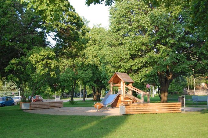 Park Václavka po revitalizaci.