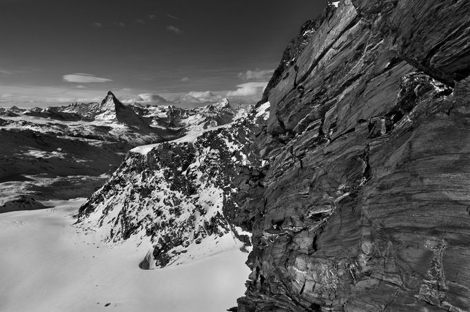 Michal Brouček: horské fotografie (snowboard, lyžování, horolezectví)