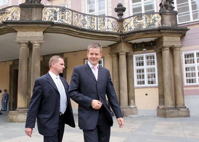 Ministr Pavel Němec se také rozloučil s prezidentem