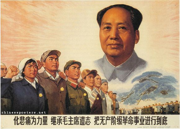 Čínské propagandistické plakáty z dob Mao Ce-tunga