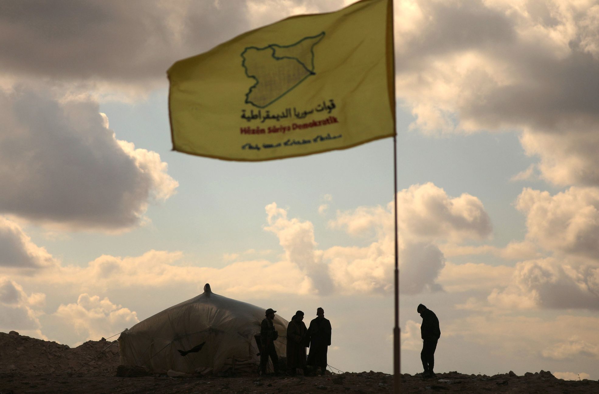 Bitva o Baghúz v Sýrii - členové SDF